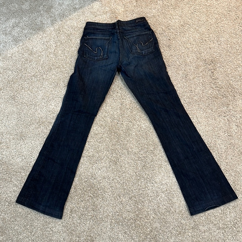 Citizens of Humanity dark wash high waist bootcut denim